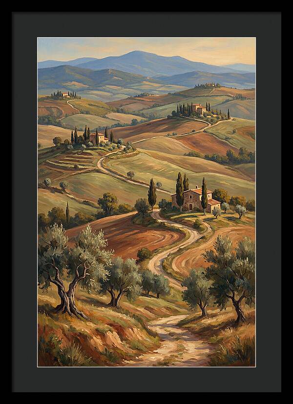 Rolling Hills Of The Mediterranean