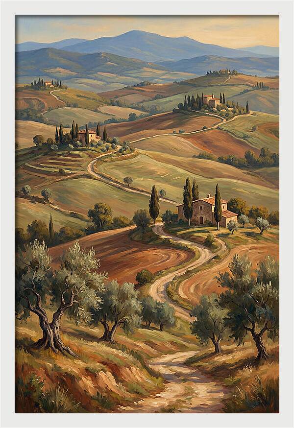 Rolling Hills Of The Mediterranean