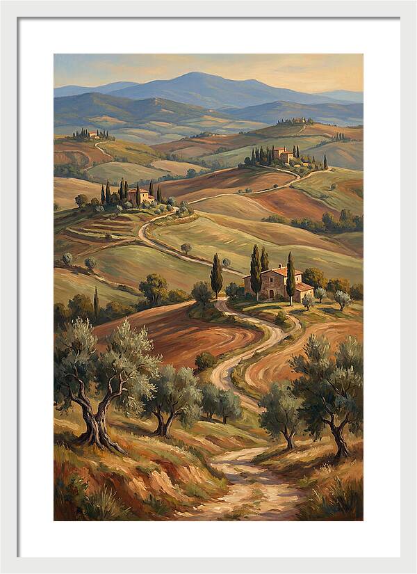 Rolling Hills Of The Mediterranean