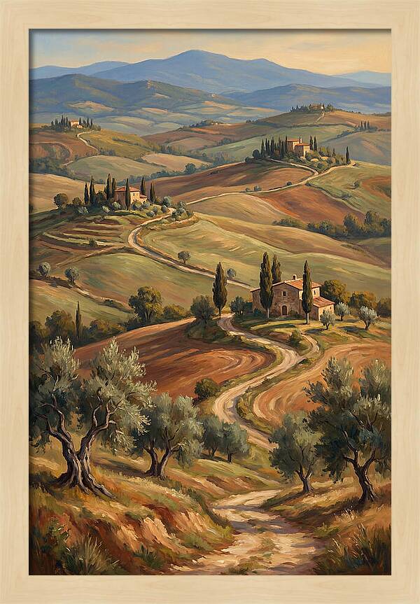 Rolling Hills Of The Mediterranean
