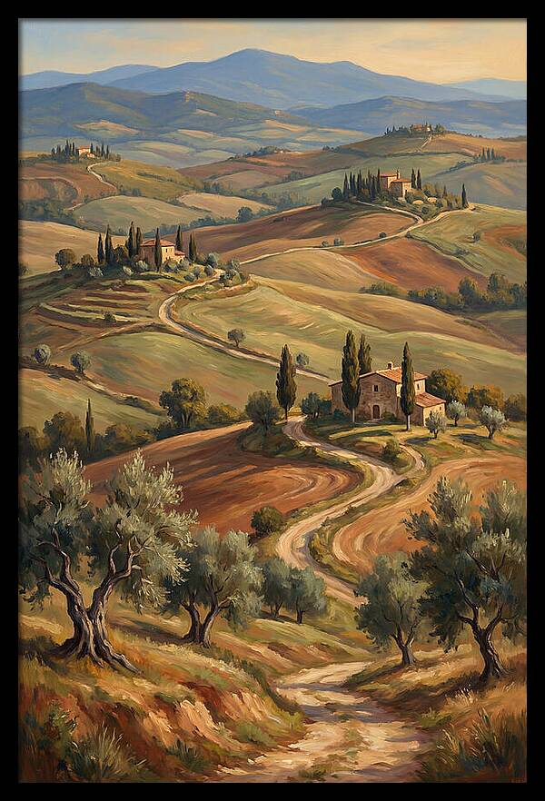 Rolling Hills Of The Mediterranean