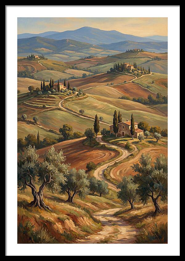 Rolling Hills Of The Mediterranean