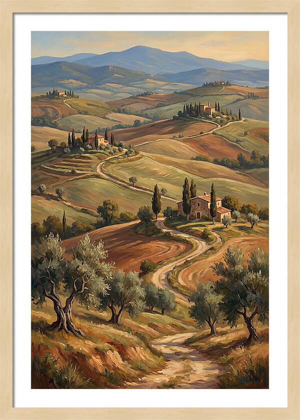 Rolling Hills Of The Mediterranean