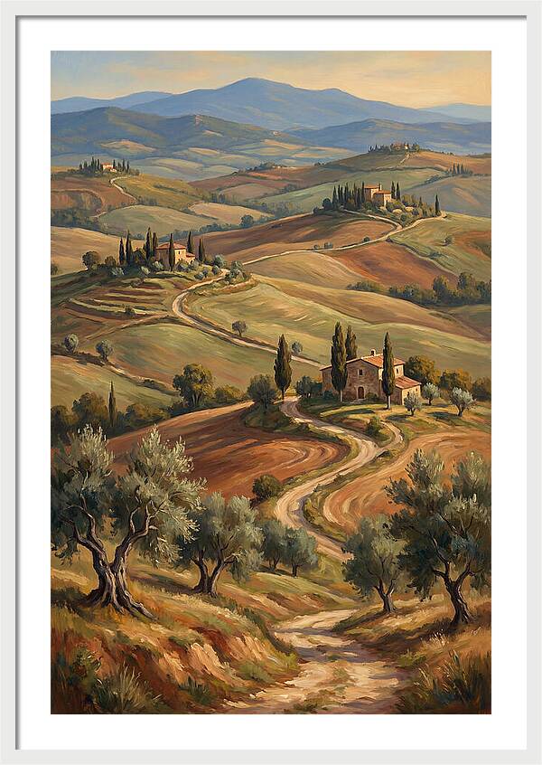 Rolling Hills Of The Mediterranean