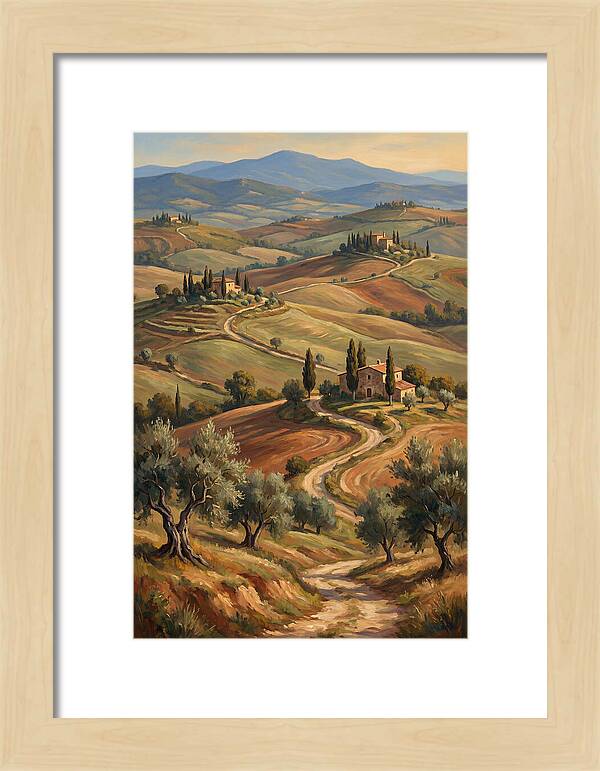 Rolling Hills Of The Mediterranean