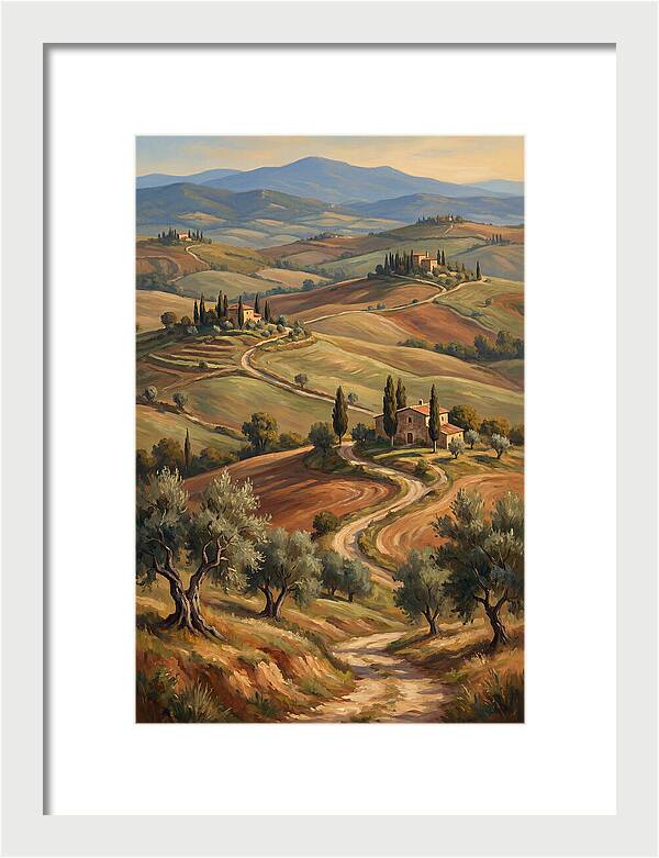 Rolling Hills Of The Mediterranean
