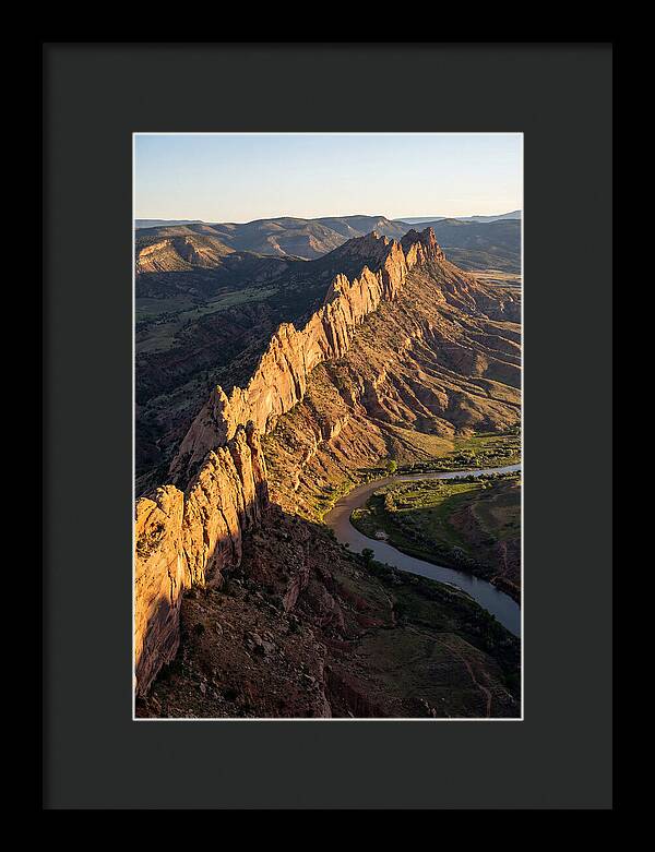 Roman Nose Ridge At Sunset