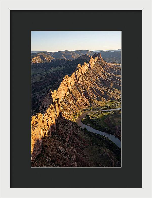 Roman Nose Ridge At Sunset