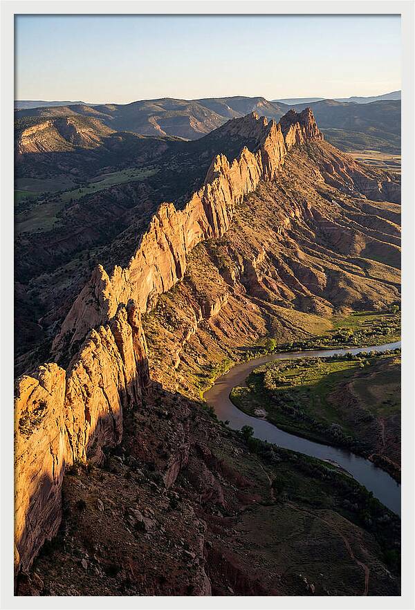 Roman Nose Ridge At Sunset