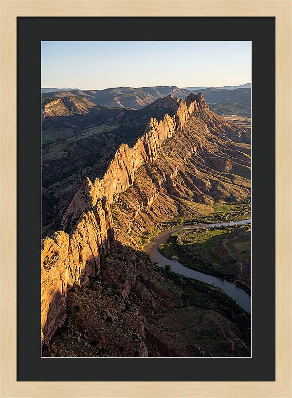 Roman Nose Ridge At Sunset