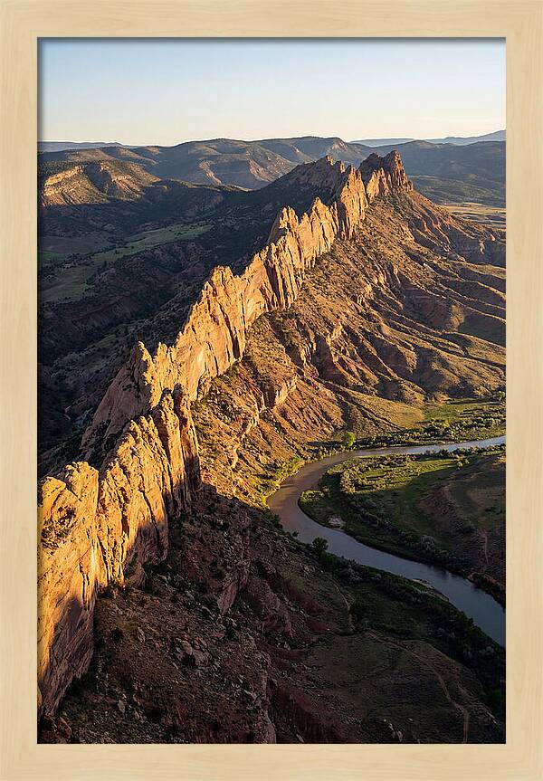 Roman Nose Ridge At Sunset