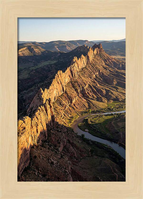 Roman Nose Ridge At Sunset