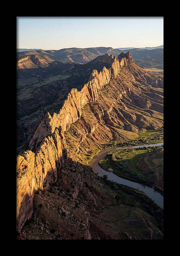 Roman Nose Ridge At Sunset