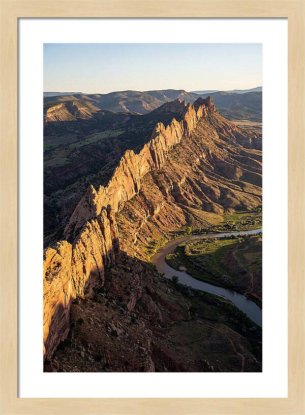 Roman Nose Ridge At Sunset