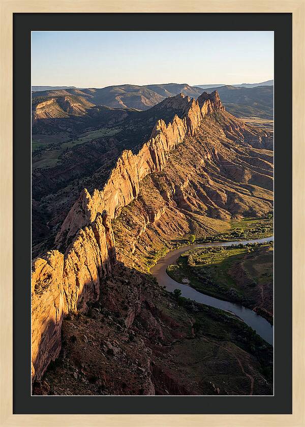 Roman Nose Ridge At Sunset