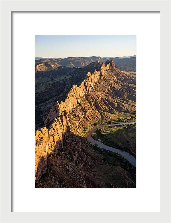 Roman Nose Ridge At Sunset