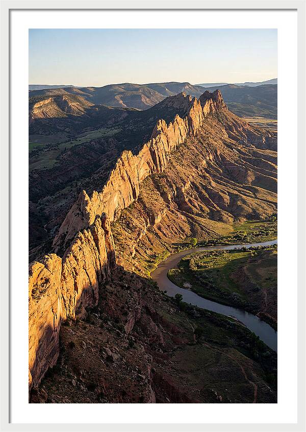 Roman Nose Ridge At Sunset