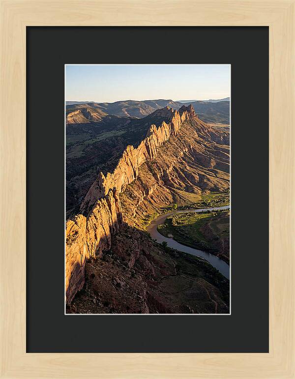 Roman Nose Ridge At Sunset