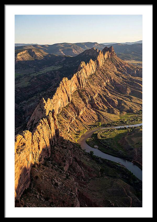 Roman Nose Ridge At Sunset