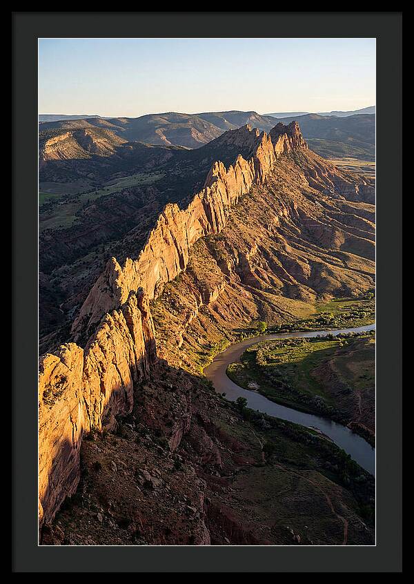 Roman Nose Ridge At Sunset