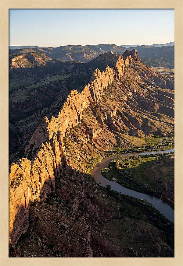 Roman Nose Ridge At Sunset