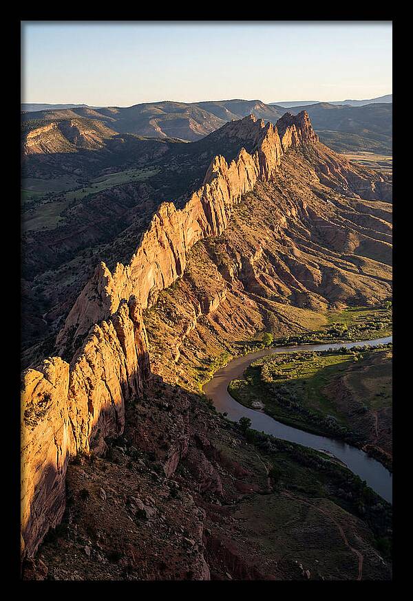 Roman Nose Ridge At Sunset