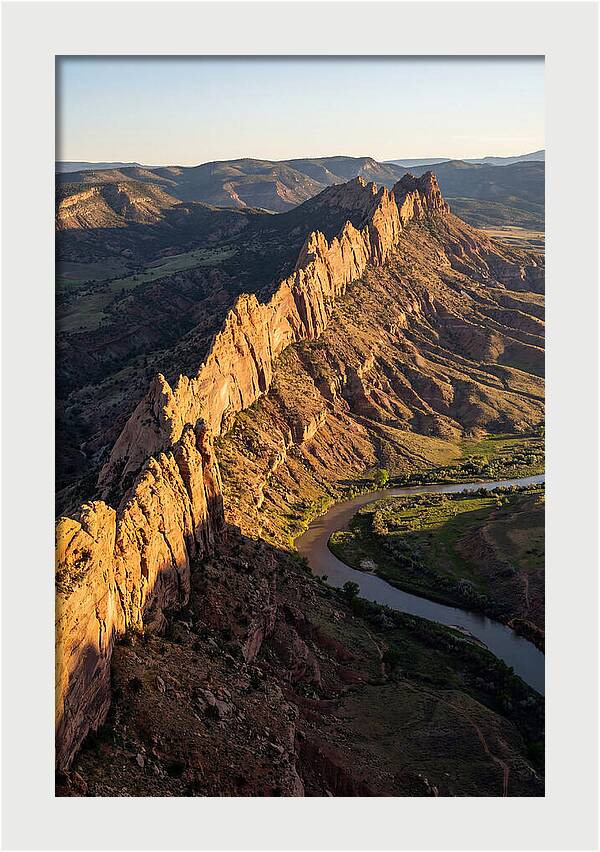 Roman Nose Ridge At Sunset