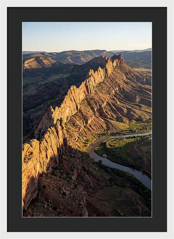 Roman Nose Ridge At Sunset