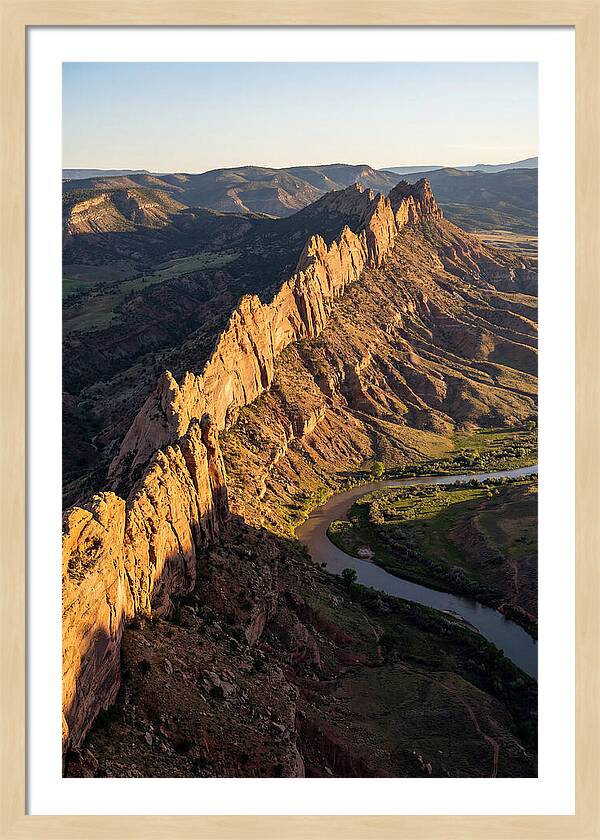 Roman Nose Ridge At Sunset