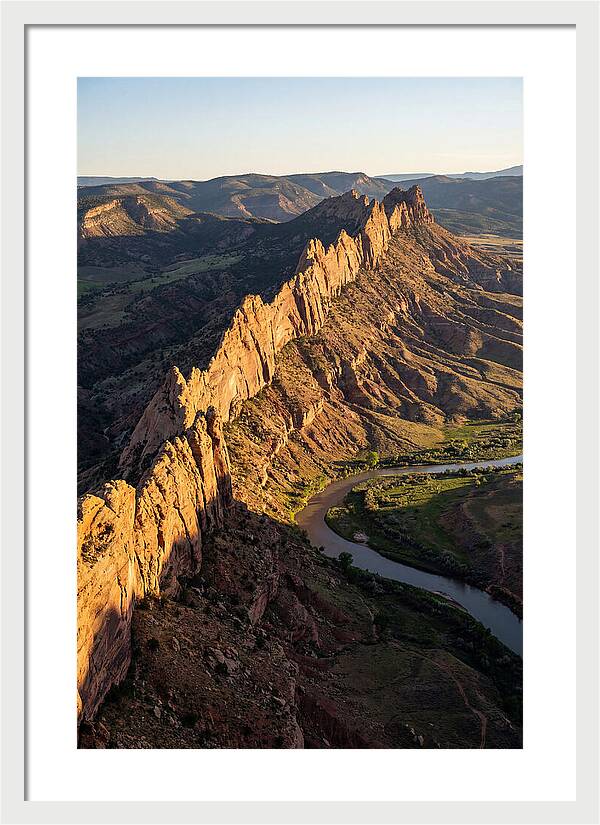 Roman Nose Ridge At Sunset