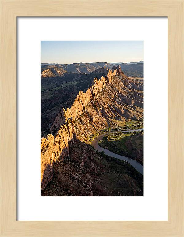 Roman Nose Ridge At Sunset