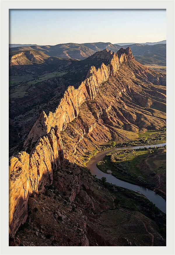 Roman Nose Ridge At Sunset