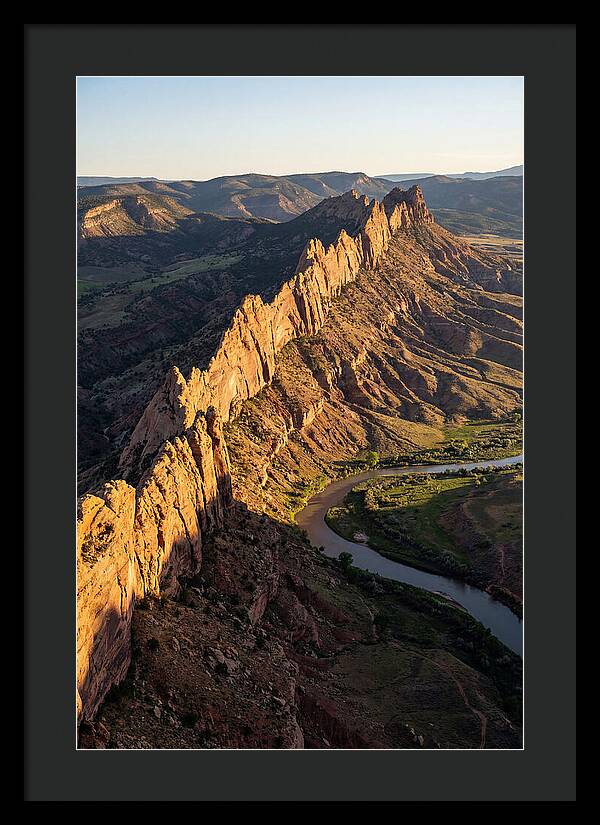 Roman Nose Ridge At Sunset