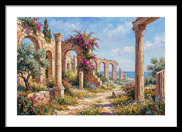 Roman Ruins By The Sea