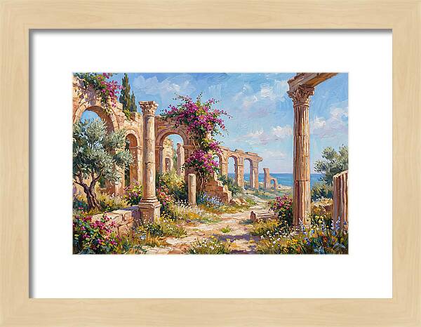 Roman Ruins By The Sea