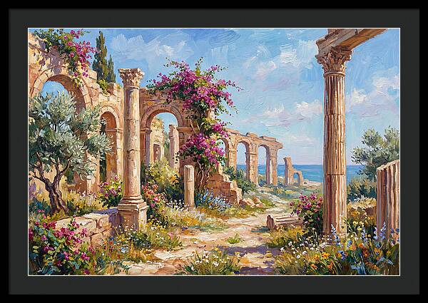 Roman Ruins By The Sea