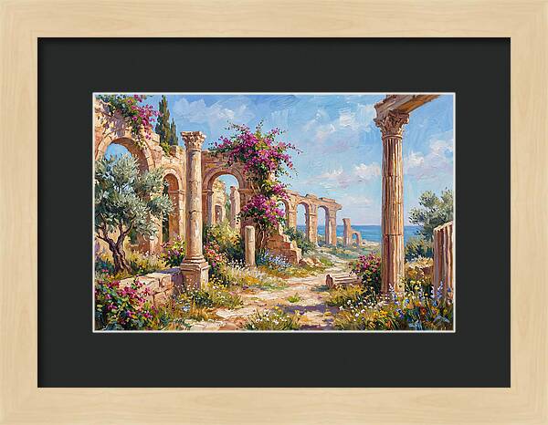 Roman Ruins By The Sea