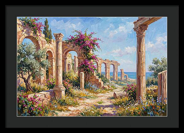 Roman Ruins By The Sea