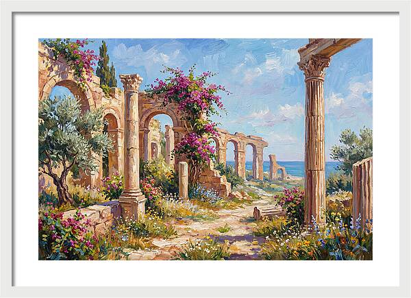 Roman Ruins By The Sea