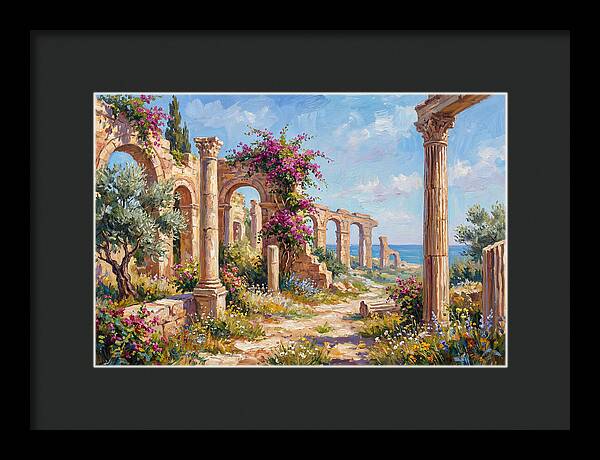 Roman Ruins By The Sea