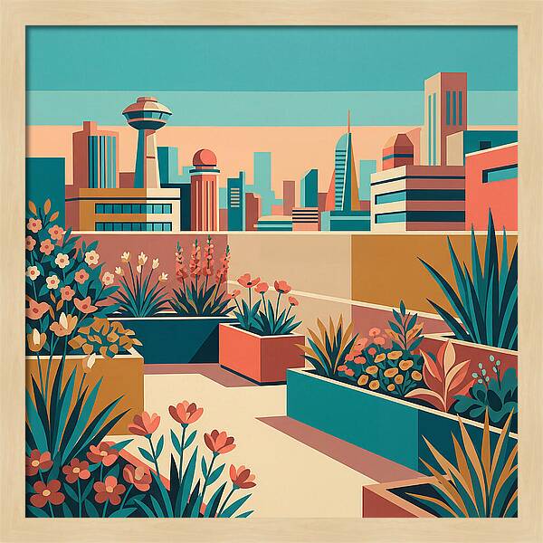 Rooftop Garden Oasis