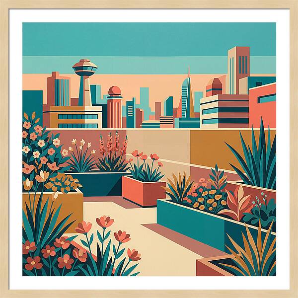 Rooftop Garden Oasis