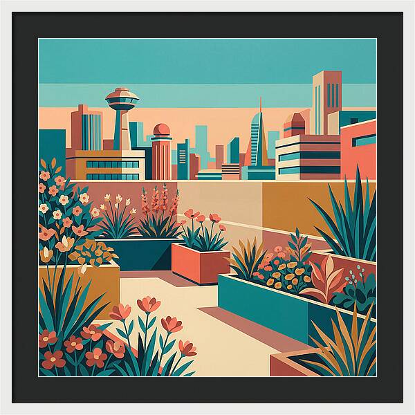 Rooftop Garden Oasis