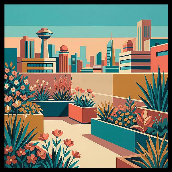 Rooftop Garden Oasis