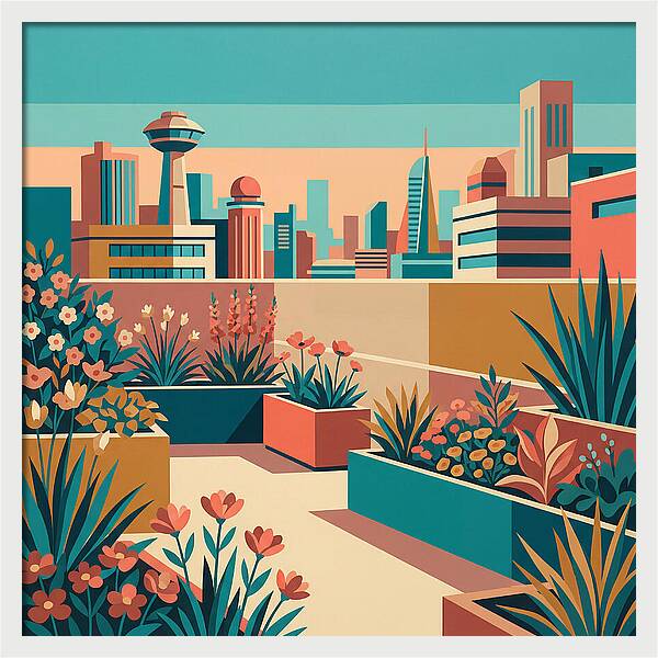 Rooftop Garden Oasis
