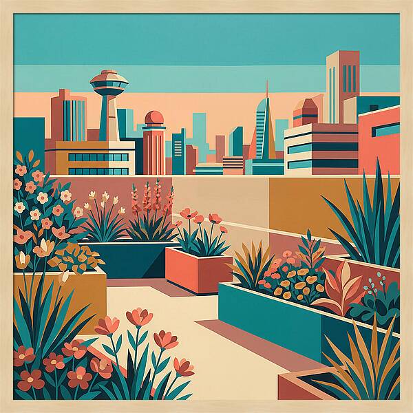 Rooftop Garden Oasis