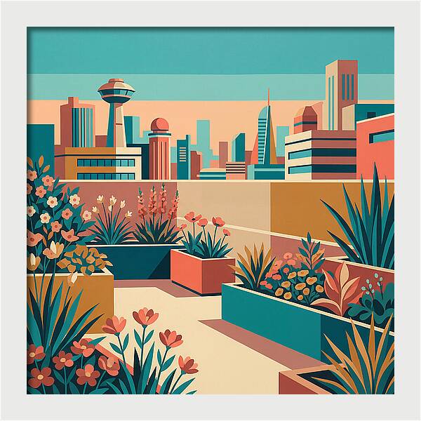 Rooftop Garden Oasis