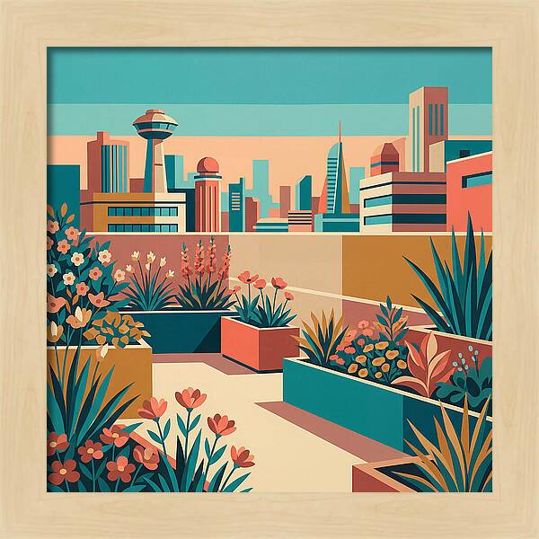 Rooftop Garden Oasis
