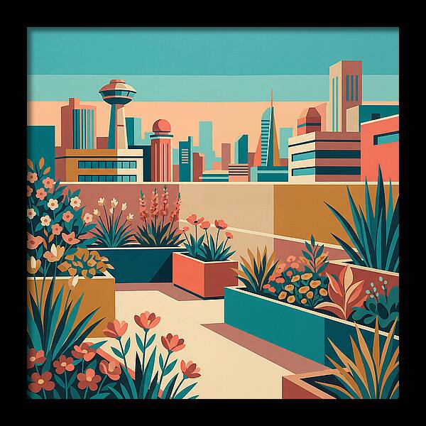 Rooftop Garden Oasis
