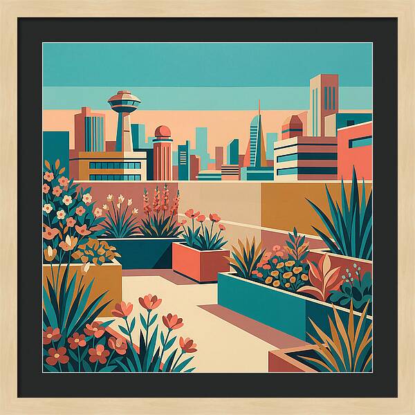 Rooftop Garden Oasis